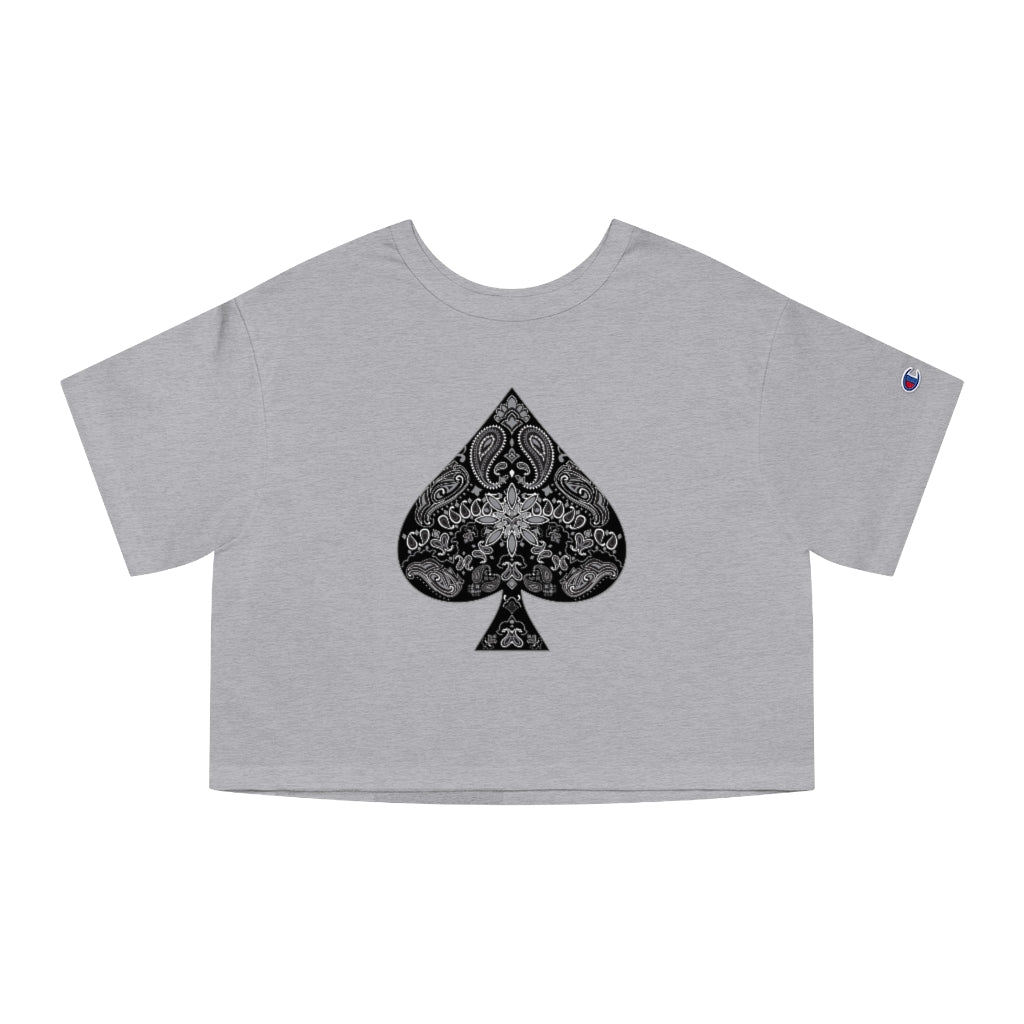 Spade Icon Champion Women's Heritage Cropped T-Shirt