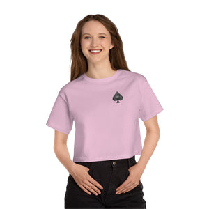 Small Spade Icon Champion Women's Heritage Cropped T-Shirt