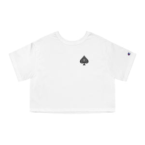 Small Spade Icon Champion Women's Heritage Cropped T-Shirt